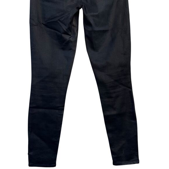 PAIGE Hoxton Ankle Women's Black Fog Luxe Coating Mid-Rise Skinny Jeans Size 26 - Picture 8 of 13